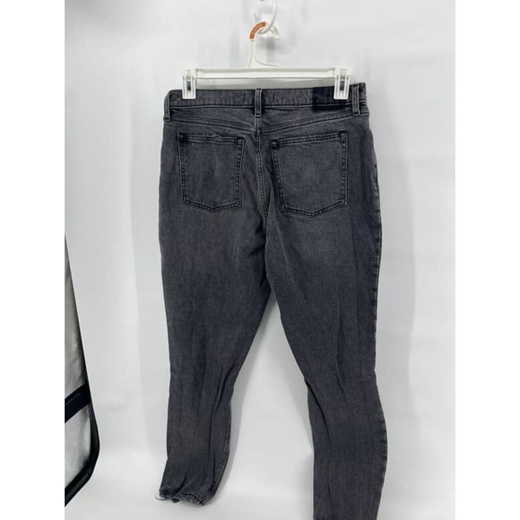 Abercrombie Fitch High Rise Skinny Distressed Jeans Womens Size 14 Gray - Picture 2 of 5
